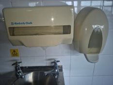 Kimberley Clarke Paper Towel And Soap Dispenser