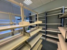 Grey Metal Book Shelf