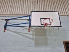 Wall Mounted Basketball Backboard & Hoop System