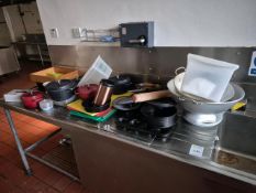 Assortment Of Pots, Chopping Boards & Containers