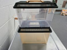 Plastic Cricket Pen x2