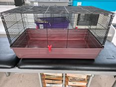 Plastic And Metal Animal Cage
