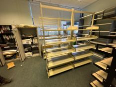 Grey Metal Book Shelf