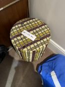 Musbury Grid Patterned Ottoman