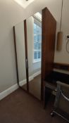 Wardrobe With Hinge Mirror Doors