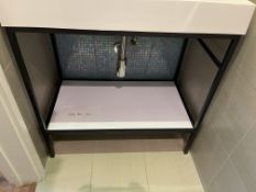 Vanity Sink Unit for Recatngular Sink with Shelf
