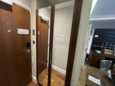 Wardrobe With Hinge Mirror Doors