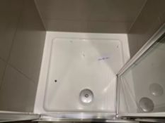 Cada Bifold Glass Shower Door, No Reserve