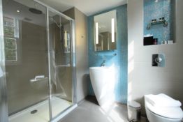 2 x Rectangular Shower Floor Trays