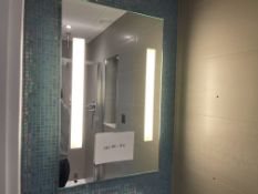 Chelsom Wall-Mounted Bathroom Mirror With Integrated Lighting