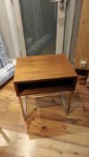2 x Side Tables with Cubby Hole 50cm Width