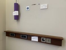 Job Lot of 19 x Wall Mounted Shelf with 2x2 Power Sockets (usb), Network & Light Switch