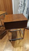 2 x Side Tables With Cubby Hole 35cm Width