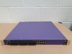Extreme Networks X460-24X 24 Port 1G SFP Ethernet Switch Layer 3 16405 (2x PSU, Edge License) Ref
