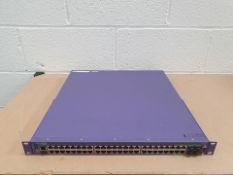 Extreme Networks X480-48t 48 Port 1Gb Ethernet Switch Layer 3 (2x PSU, VIM2-SummitStack128, Advanced