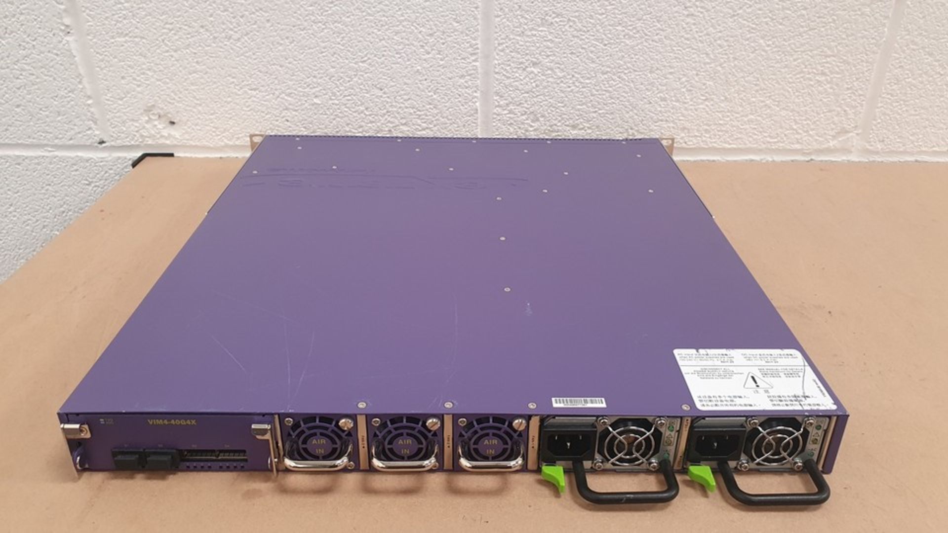 Extreme Networks X670V-48T-BF-AC 48 Port 10GBase-T Network Switch 17202 (Advanced Edge License, 2x P - Image 2 of 3