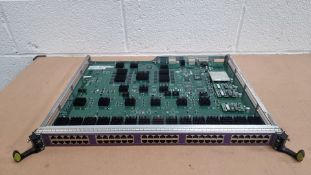 Extreme Networks Black Diamond G60T 10808 60 Port Gigabit Switch Module 61030 Ref