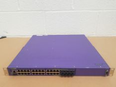 Extreme Networks X460-24t 24 Port 1Gb Ethernet Switch Layer 3 16401 (2x PSU) (Edge License) Ref