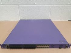 Extreme Networks X480-24X 24 Port 1G SFP (12x 1GBase-T, 2x 10G XFP) Ethernet Switch Layer 3 16303 (V