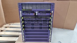 Extreme Networks BlackDiamond X8 Modular Switch BDX8-AC 48001 (w/ 5x 48015 BDX8-FAN) Ref