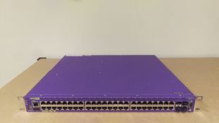 Extreme Networks X460-48t 48 Port 1Gb Ethernet Switch Layer 3 16402 (1x PSU) (Edge License) Ref