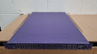 Extreme Networks X650-24t 24 Port 10GbE Ethernet Switch Layer 3 L3 17001 (VIM1-10G8X, 1x PSU, Core L