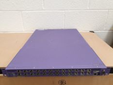 Extreme Networks X650-24t 24 Port 10GbE Ethernet Switch Layer 3 L3 17001 (VIM1-10G8X, 2x PSU, Advanc