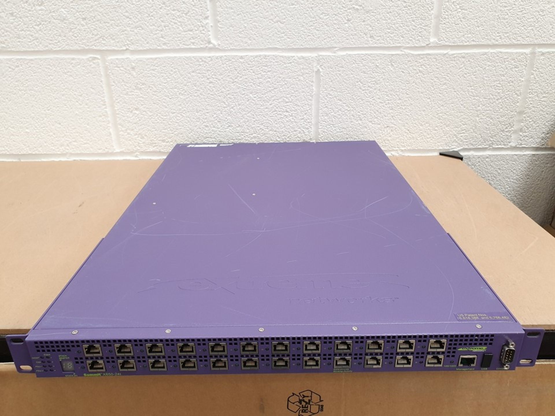 Extreme Networks X650-24t 24 Port 10GbE Ethernet Switch Layer 3 L3 17001 (VIM1-10G8X, 2x PSU, Advanc