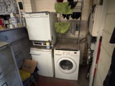 Assortment Of Household White Goods, Washing Machine, Tumble Dryer, Fridge, No Reserve
