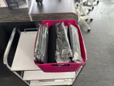 Box Of Black Plastic Dividers, No Reserve