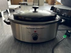 Top Massage Stone Heater 6 Quart Stone Oven, No Reserve