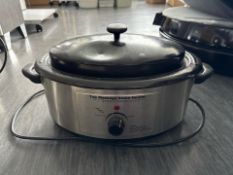 Top Massage Stone Heater 6 Quart Stone Oven, No Reserve