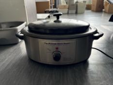 Top Massage Stone Heater 6 Quart Stone Oven, No Reserve