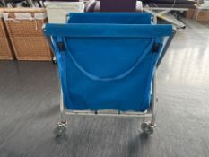 Blue Wheeled Laundry Bag, No Reserve