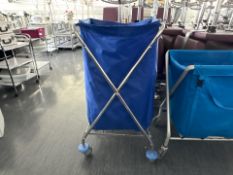 Blue Wheeled Laundry Bag, No Reserve