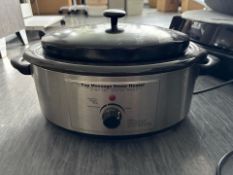 Top Massage Stone Heater 6 Quart Stone Oven, No Reserve