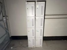 2 Nests of 4 Lockers