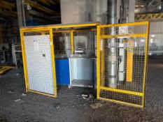 Yellow Metal Cage and Contents