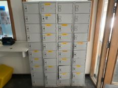 4 Nests Of 10 Postal Lockers