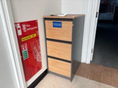 Wooden 3 Drawer Unit
