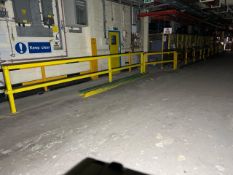 20m Yellow Metal Safety Barriers