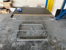 2 Pallets of Collapsible Metal Pallet Cages