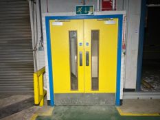 Yellow Fire Doors