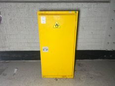 Yellow Metal COSHH cabinet