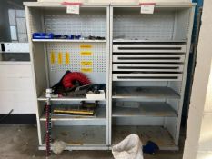 Pair Of Metal Shelving Units