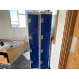 2 Nests of 4 Lockers
