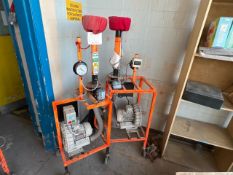 Pair Of Gas Flow Vacuum Testing Unit