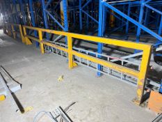 4 Yellow Metal Safety Barriers