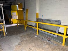 Yellow Metal Safety Barrier With Corner