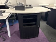 Mobile Lectern Stand, No Reserve